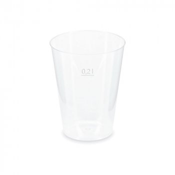 25 Stk. Pfandbecher PP Becher Trinkbecher extra-stark 200ml 8 oz für Festivals, Partys & mehr